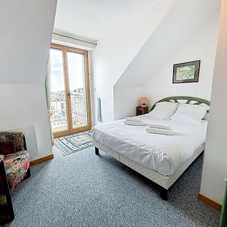 Grand Duplex En Centre-ville Avec Vue, A 50m De La Plage, Ascenseur, Et Wifi - Fr-1-361-165 Granville