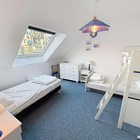 Grand Duplex En Centre-ville Avec Vue, A 50m De La Plage, Ascenseur, Et Wifi - Fr-1-361-165 아파트 그랑빌