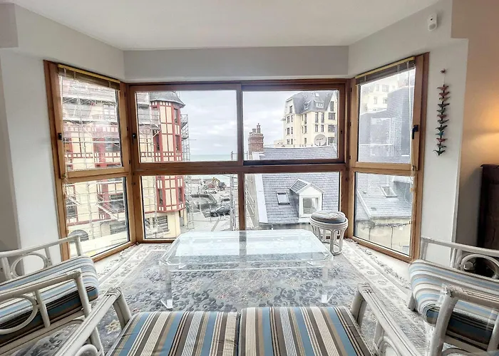 Grand Duplex En Centre-ville Avec Vue, A 50m De La Plage, Ascenseur, Et Wifi - Fr-1-361-165 Daire